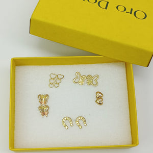 BROQUELES PAR ORO 10 K 1.1 GRMS (SEMINUEVO)