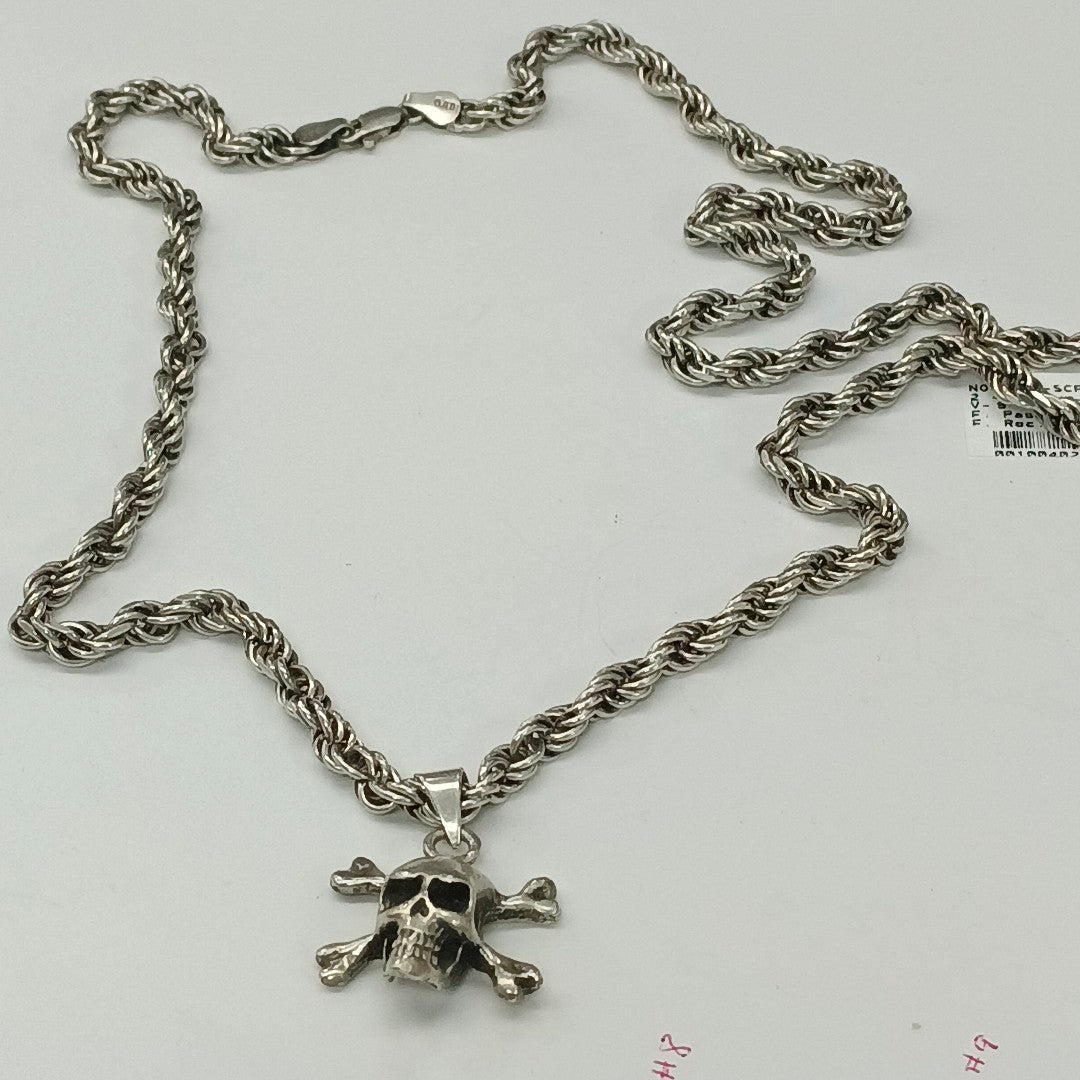 CADENA, DIJE PLATA 53.1 GRMS (SEMINUEVO)