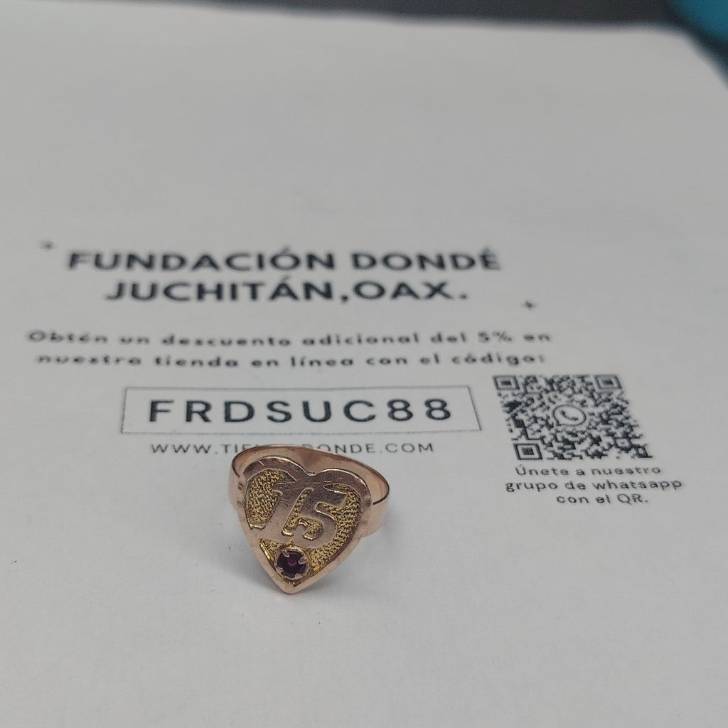 ANILLO ORO 10 K 3,10 GRMS (SEMINUEVO)
