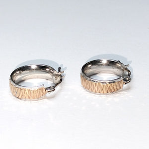 ARRACADAS PAR ORO,ORO BLANCO 14 K 1,40 GRMS (SEMINUEVO)