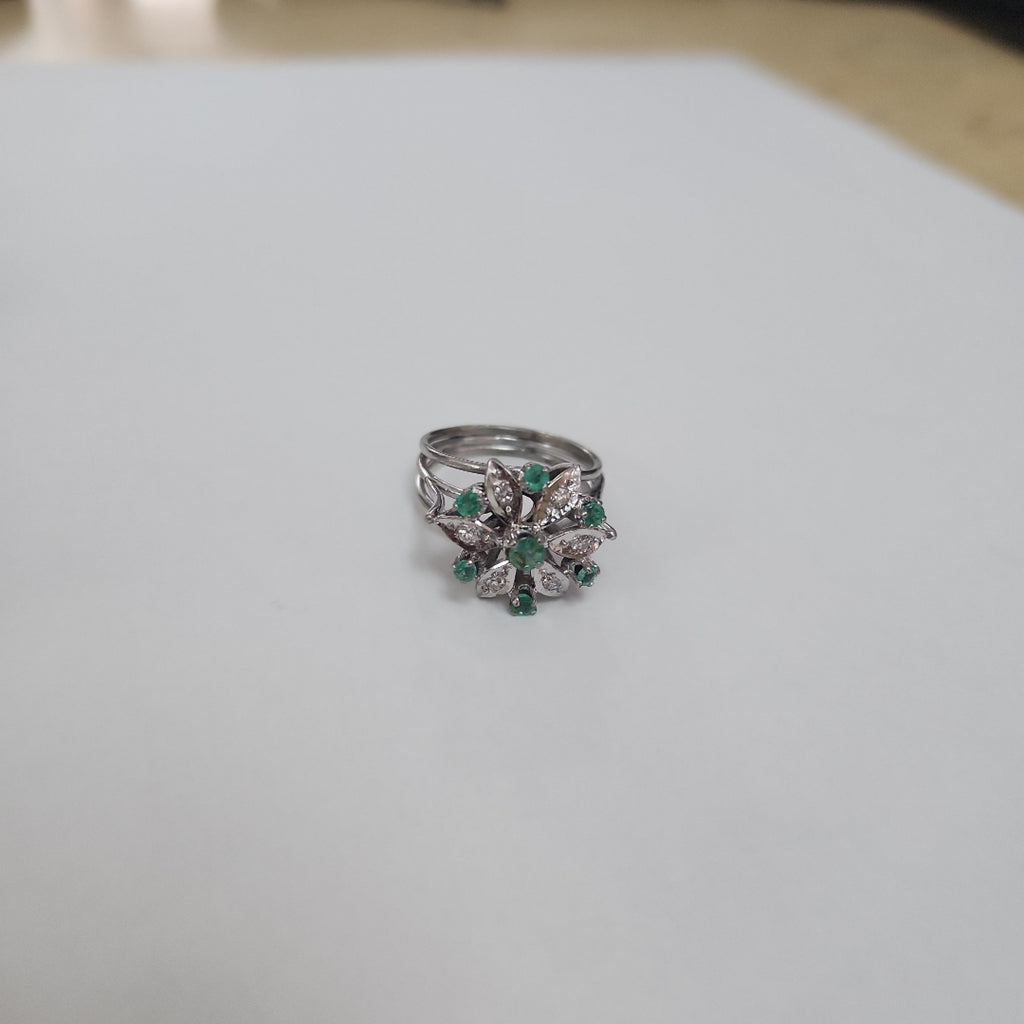 ANILLITO ORO BLANCO 14 K 5.6 GRMS (SEMINUEVO)