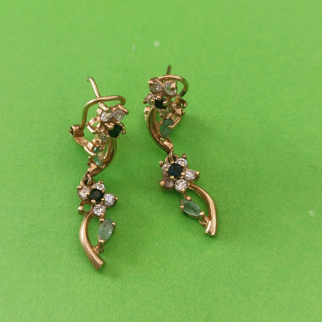 ARETES PAR ORO 14 K 3,40 GRMS (SEMINUEVO)