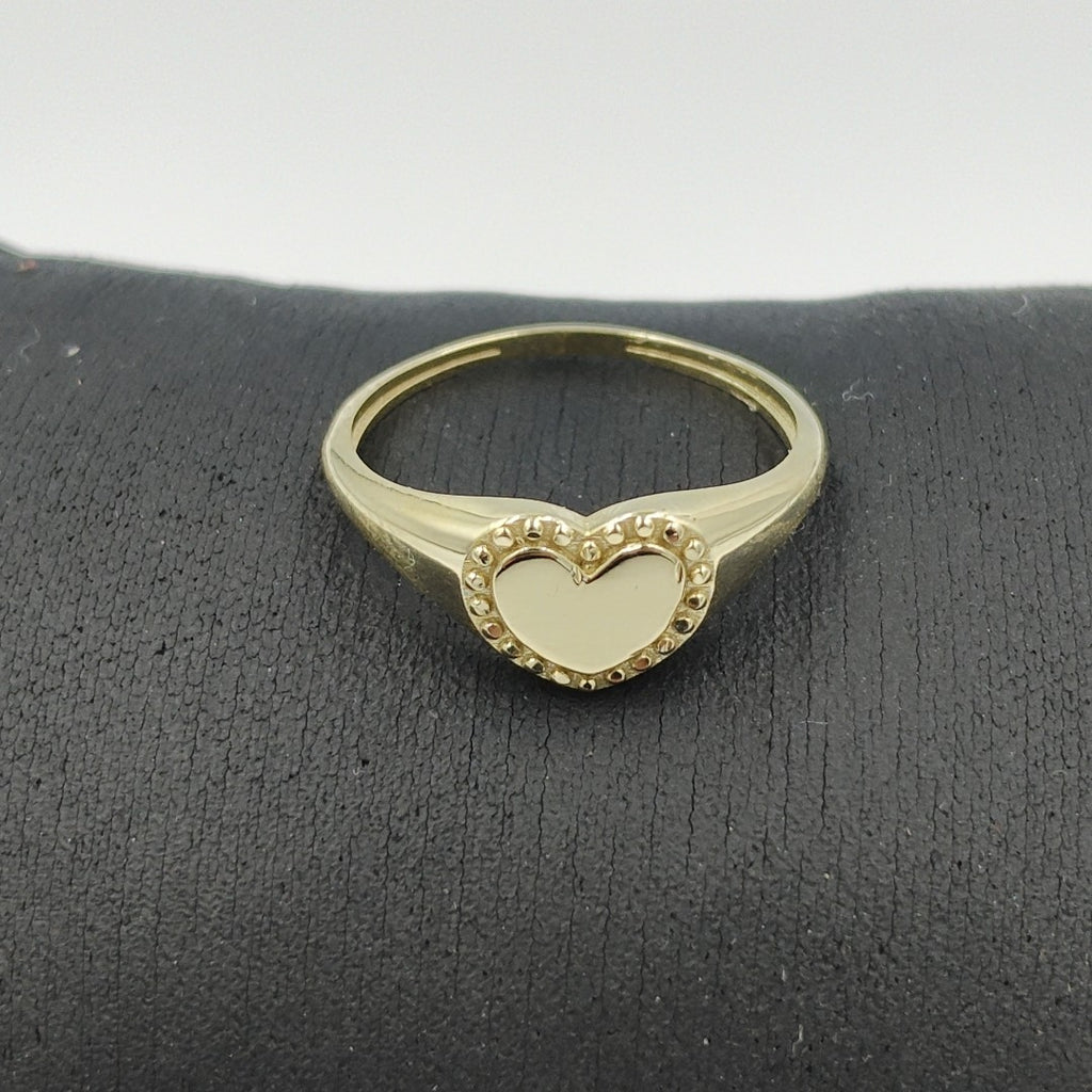 ANILLOS ANILLITO FIG CORAZON 10K TALLA 8 1.7 GR (NUEVO)