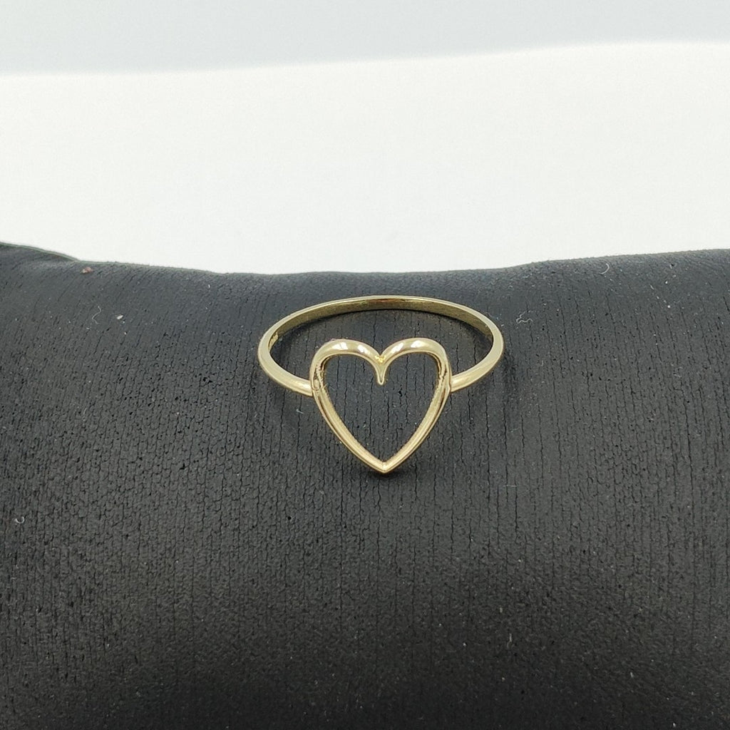ANILLOS ANILLITO FIG CORAZON 10K TALLA 8 0.9 GR (NUEVO)