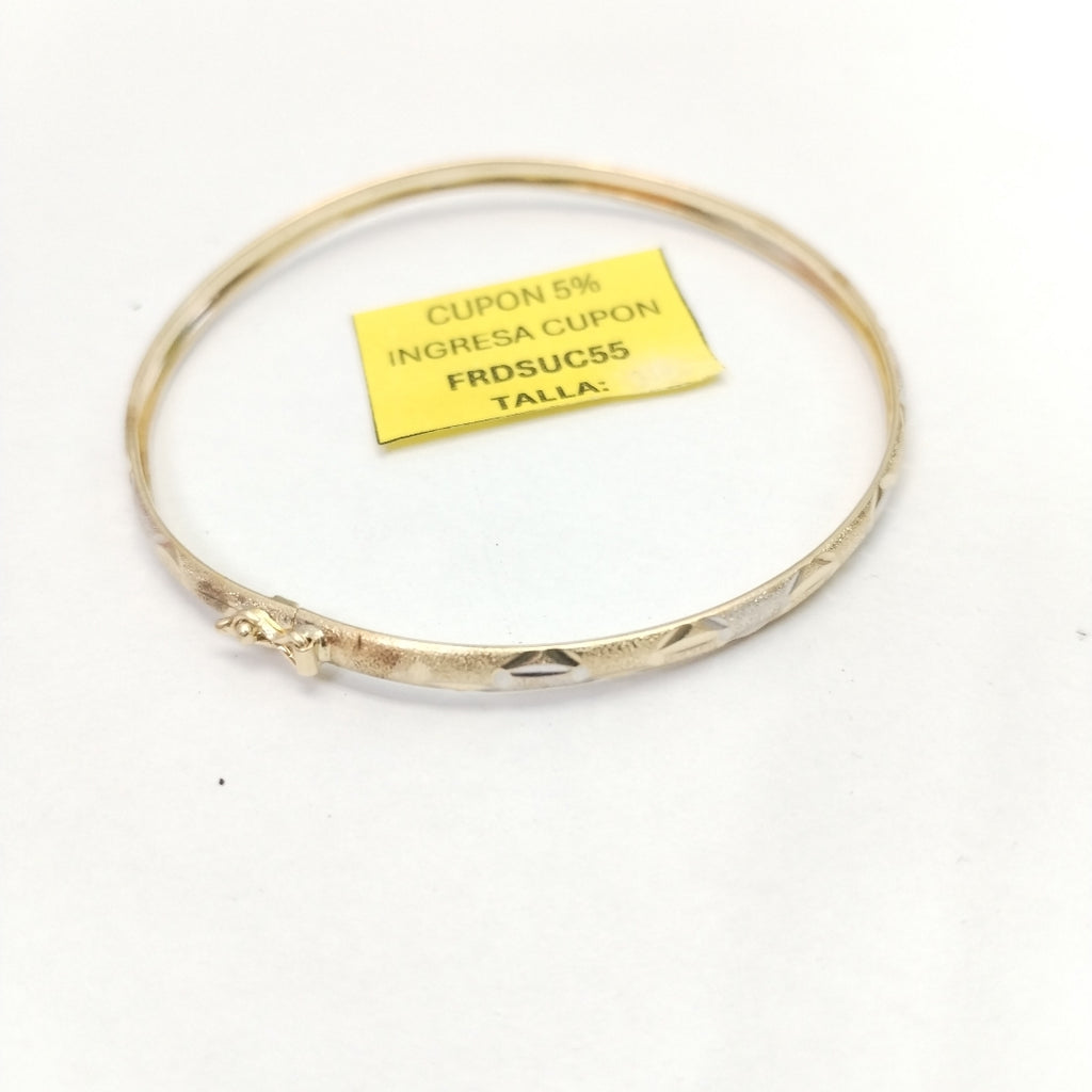 PULSERA RIGIDA ORO 10 K 4.4 GRMS (SEMINUEVO)