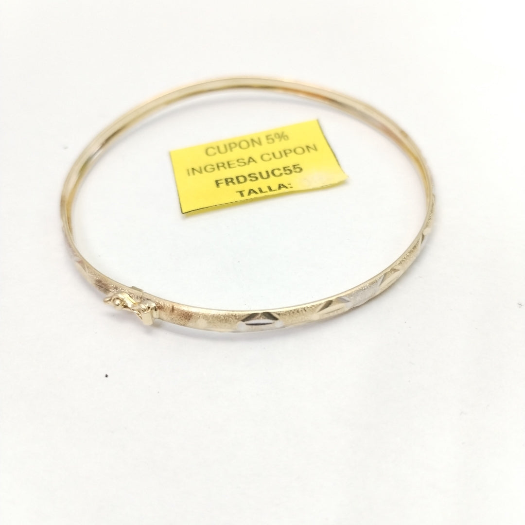 PULSERA RIGIDA ORO 10 K 4.4 GRMS (SEMINUEVO)