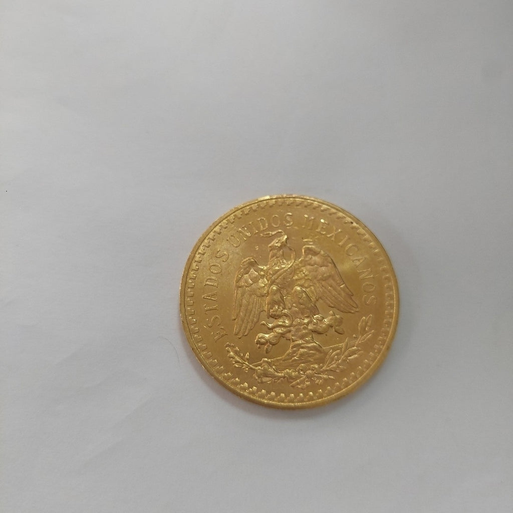 K1 41,60 GRMS 21 K IDENTIFICACIÓN MONEDA NOMINATIVA MONEDAS PESOS 50 PESOS (SEMINUEVO)