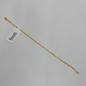 PULSERA 3X1 DIAMANTADA 14K 18 CM 1.5 GR (NUEVO)