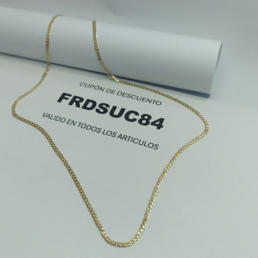 CADENA BARBADA 14K 55 CM 5.1 GR (NUEVO)