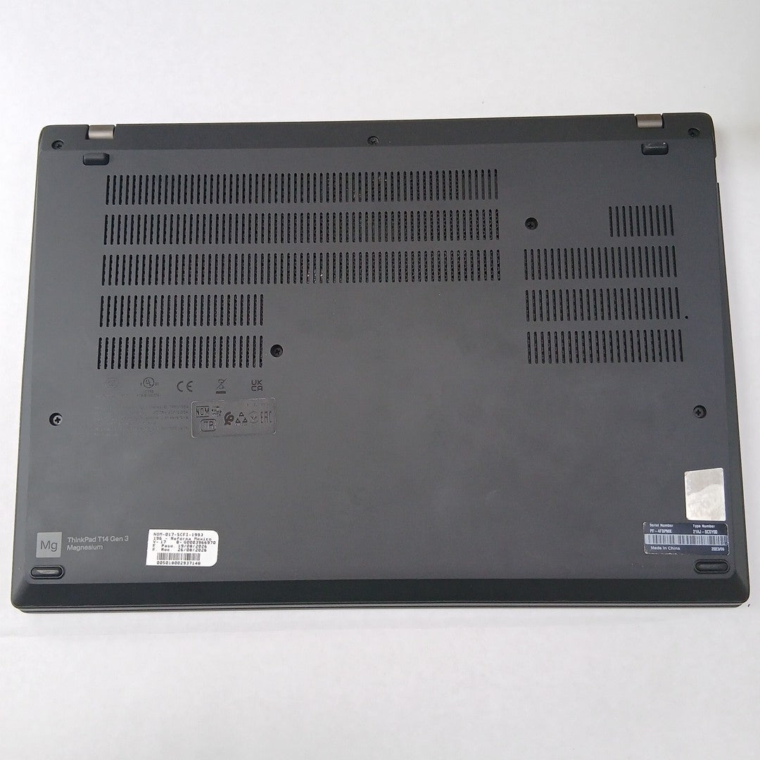 LAPTOP LENOVO THINKPAD T14 GEN 3 (2023) 512 GB SSD 16 GB RAM (SEMINUEVO)