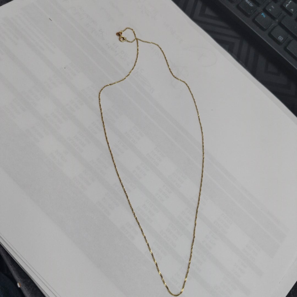 CADENA ORO 14 K 0.9 GRMS (SEMINUEVO)