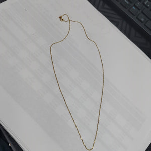 CADENA ORO 14 K 0.9 GRMS (SEMINUEVO)