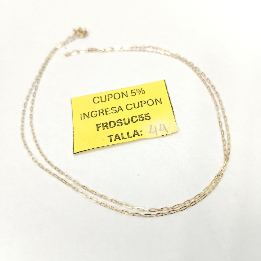 CADENA ORO 14 K 0,90 GRMS (SEMINUEVO)
