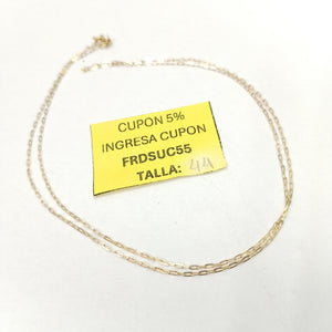 CADENA ORO 14 K 0,90 GRMS (SEMINUEVO)