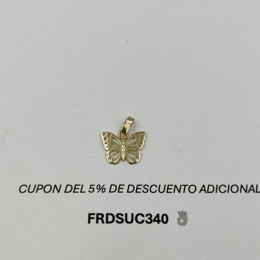 DIJE MARIPOSA 10K 0.8 GR (NUEVO)