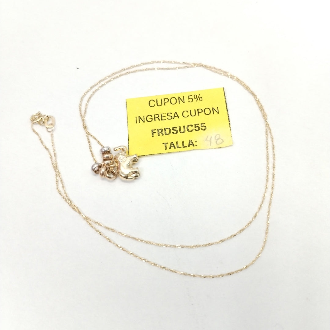 CADENA ORO 10 K 1,00 GRMS (SEMINUEVO)
