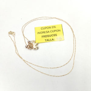 CADENA ORO 10 K 1,00 GRMS (SEMINUEVO)
