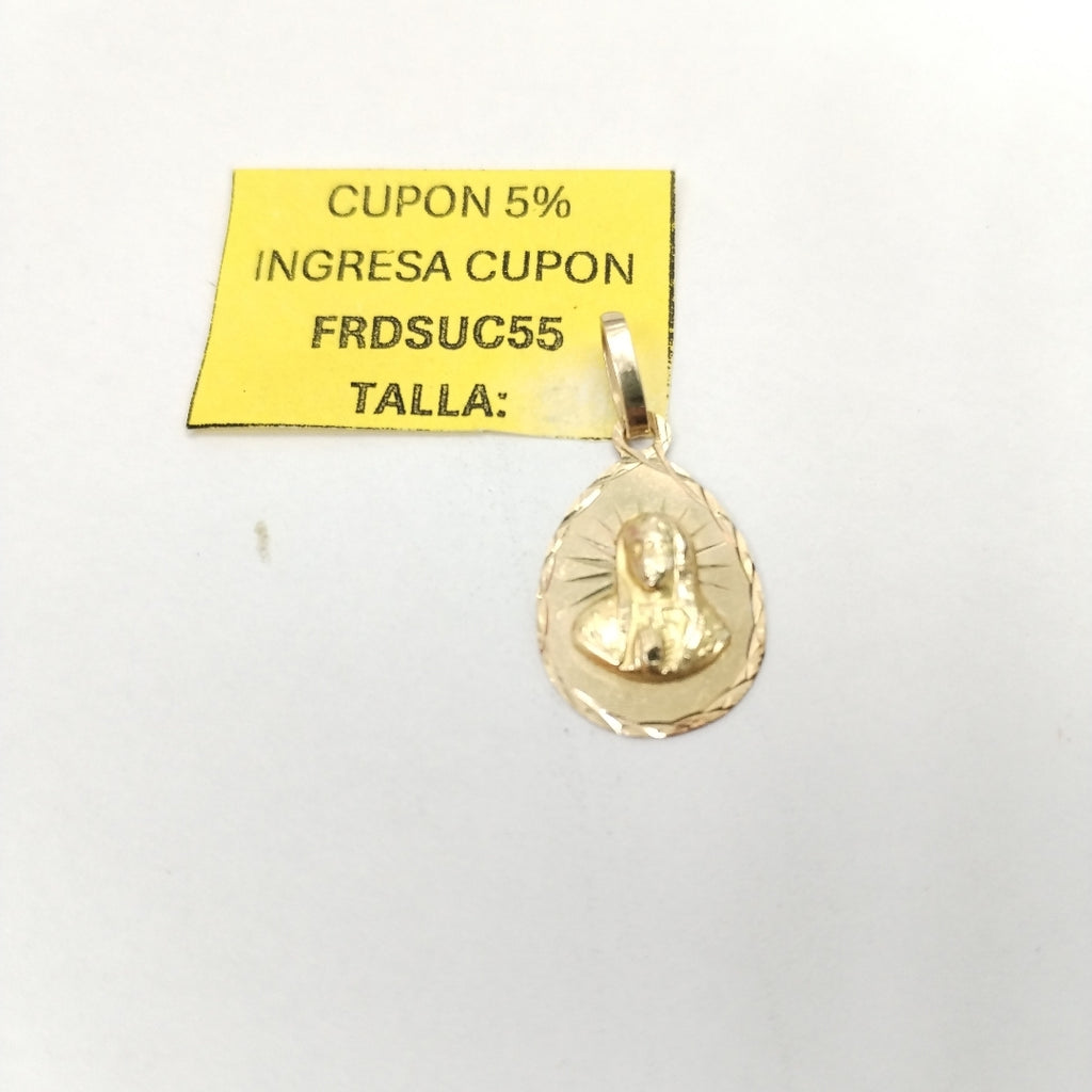MEDALLA RELIGIOSA ORO 14 K 1,40 GRMS (SEMINUEVO)