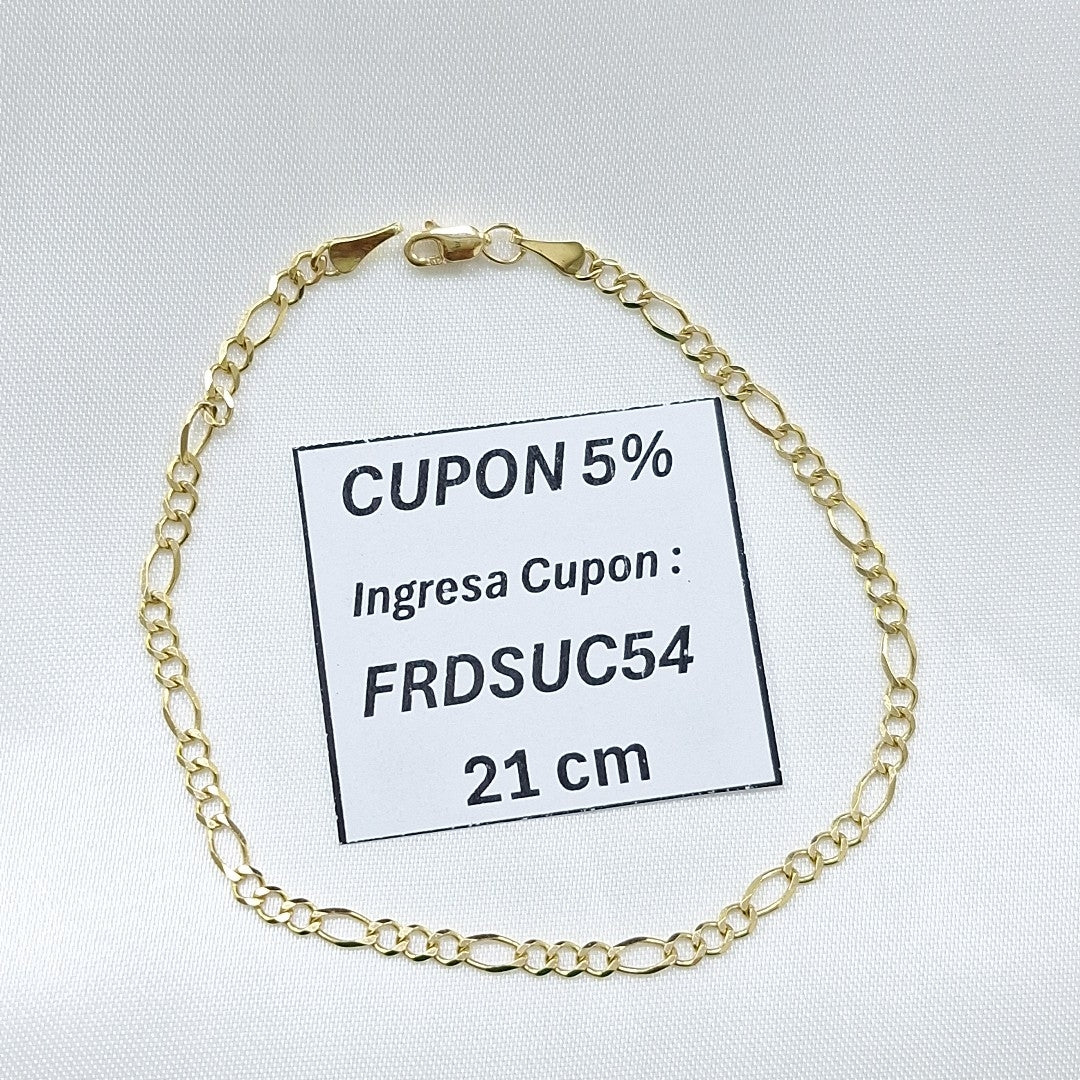 PULSERA 3X1 10K 21 CM 2.9 GR (NUEVO)