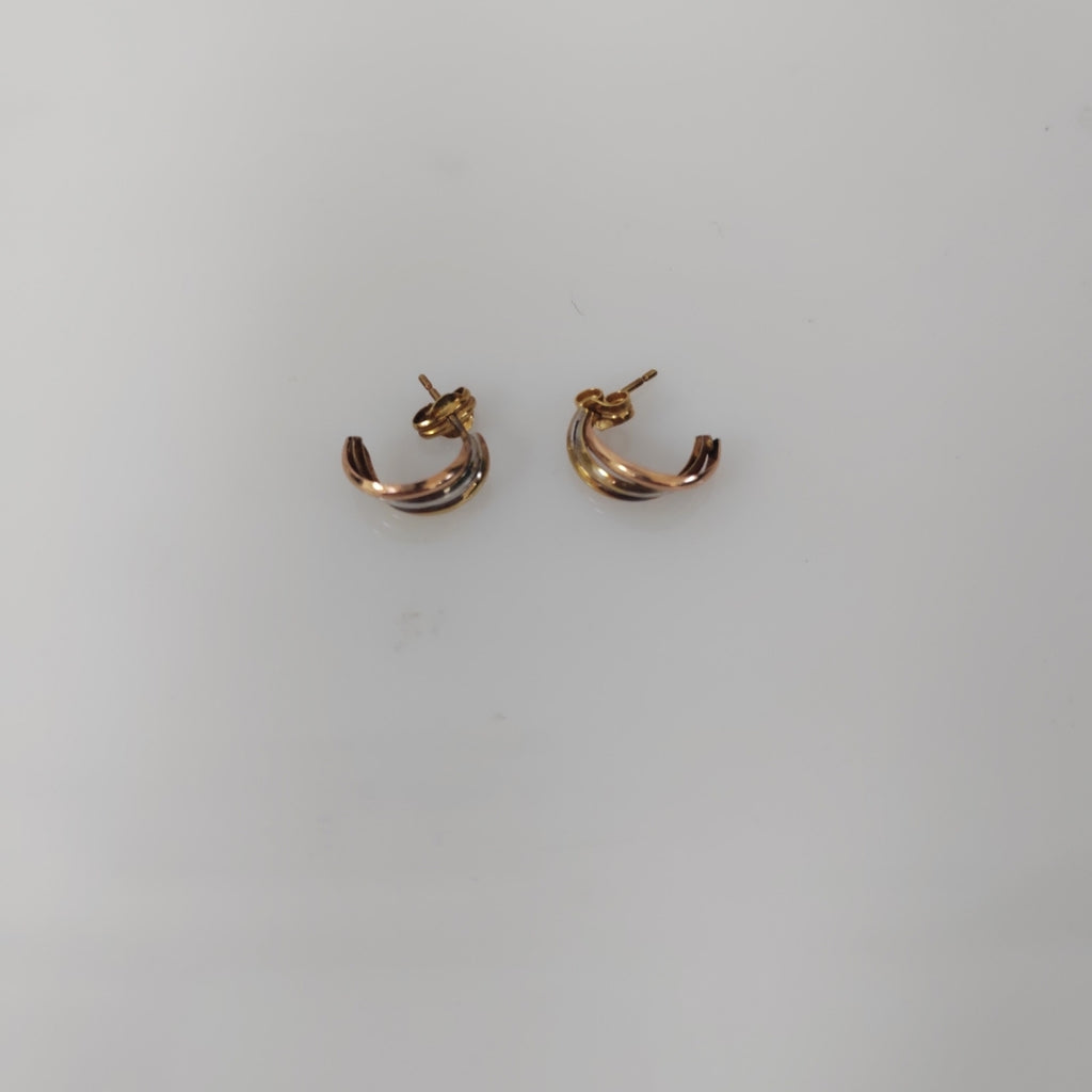 ARETES PAR ORO 14 K 0.9 GRMS (SEMINUEVO)