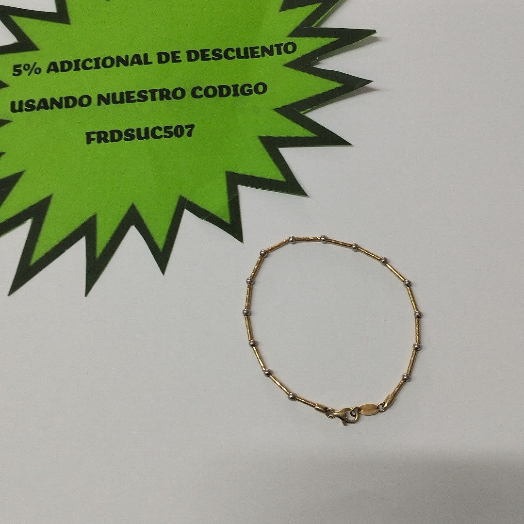 PULSERA ORO 14 K 4 GRMS (SEMINUEVO)