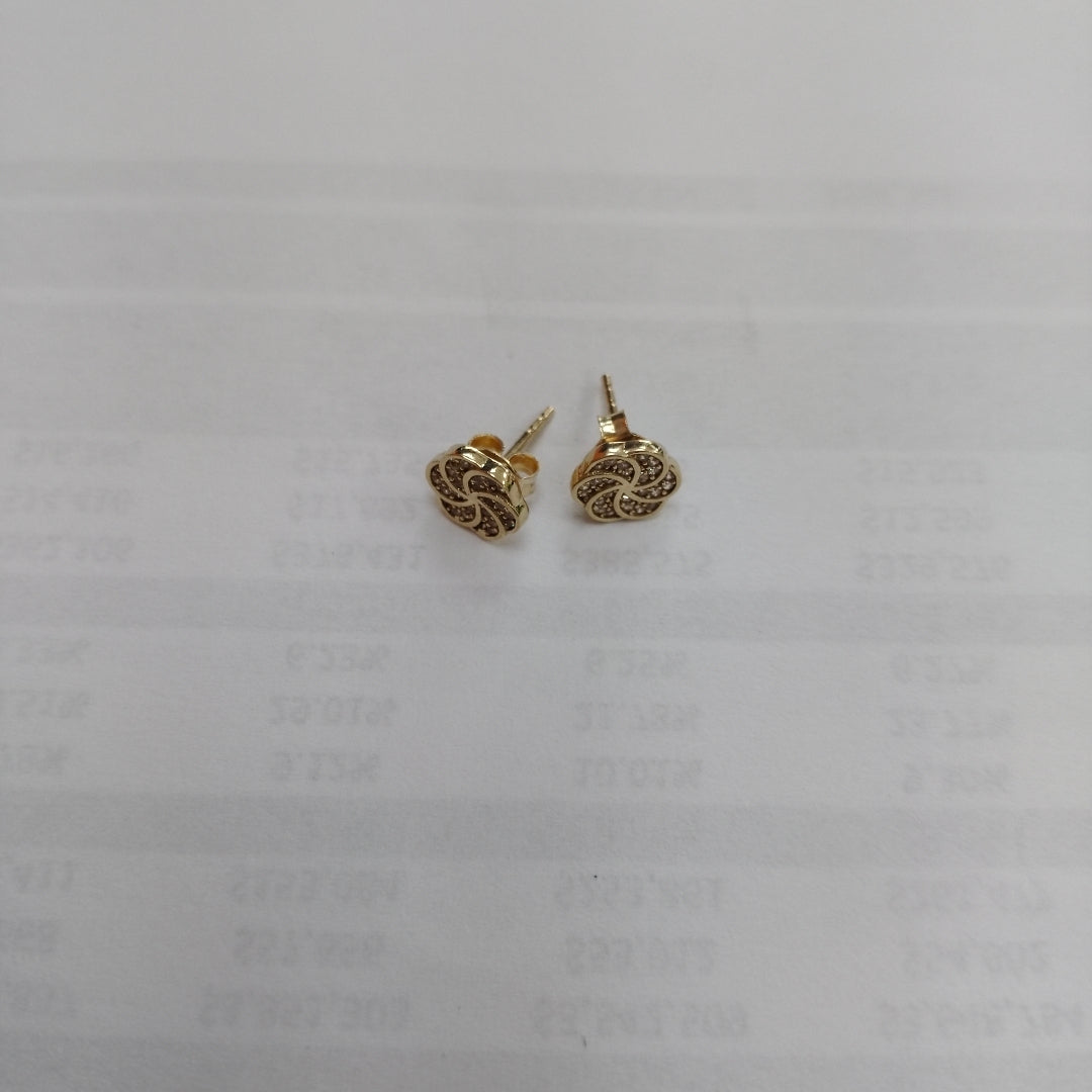 BROQUELES PAR ORO 14 K 1.6 GRMS (SEMINUEVO)