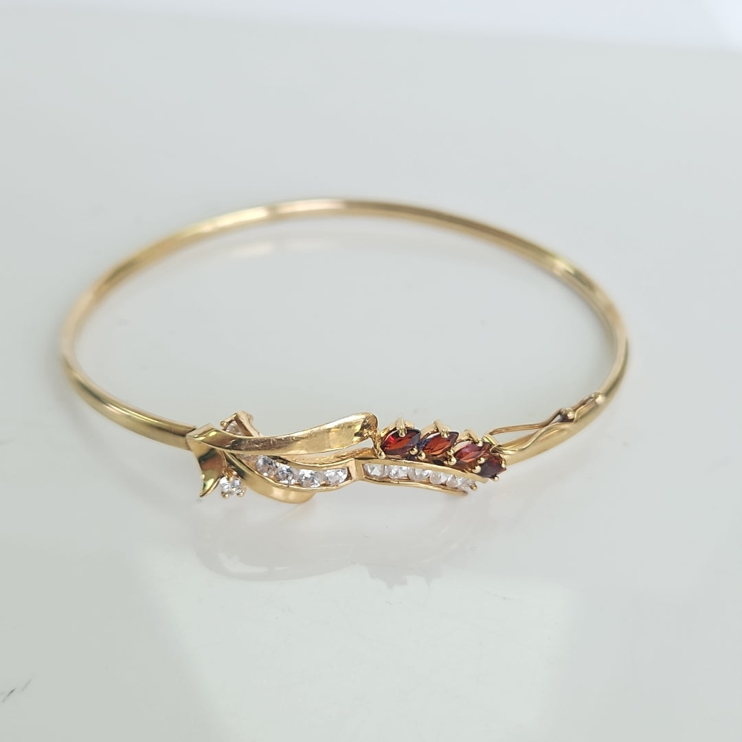 PULSERA RIGIDA ORO 10 K 6,20 GRMS (SEMINUEVO)