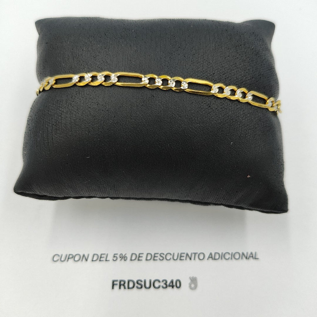 PULSERA 3X1 14K 21 CM 4.6 GR (NUEVO)