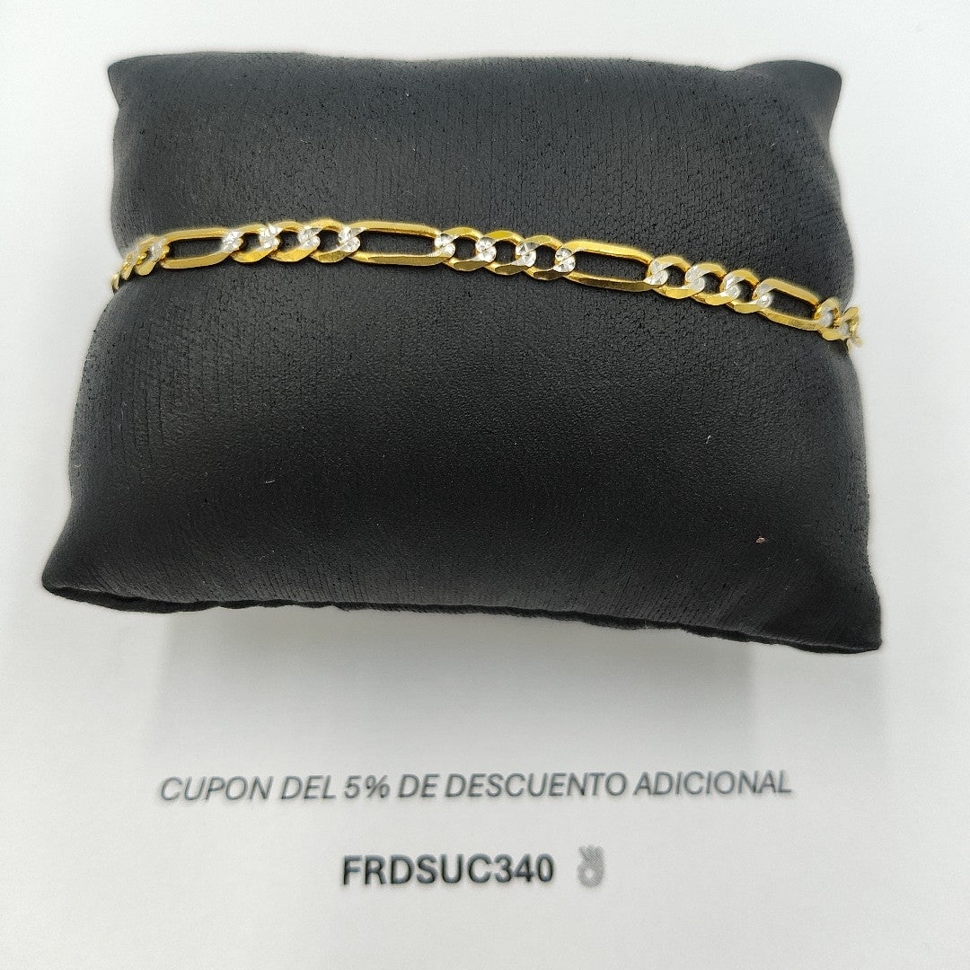 PULSERA 3X1 14K 21 CM 4.6 GR (NUEVO)