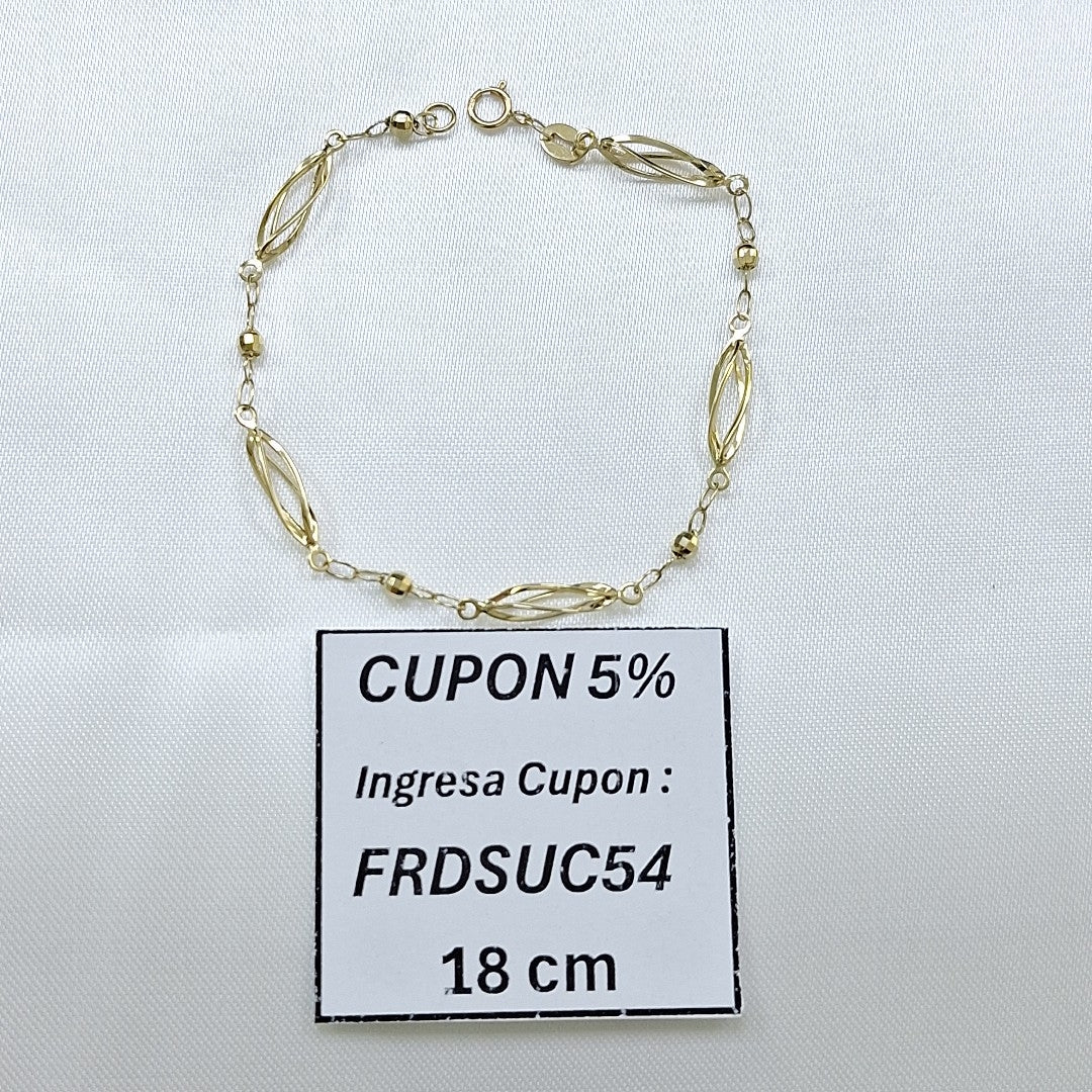 PULSERA ESPECIAL 14K 18 CM 2.1 GR (NUEVO)