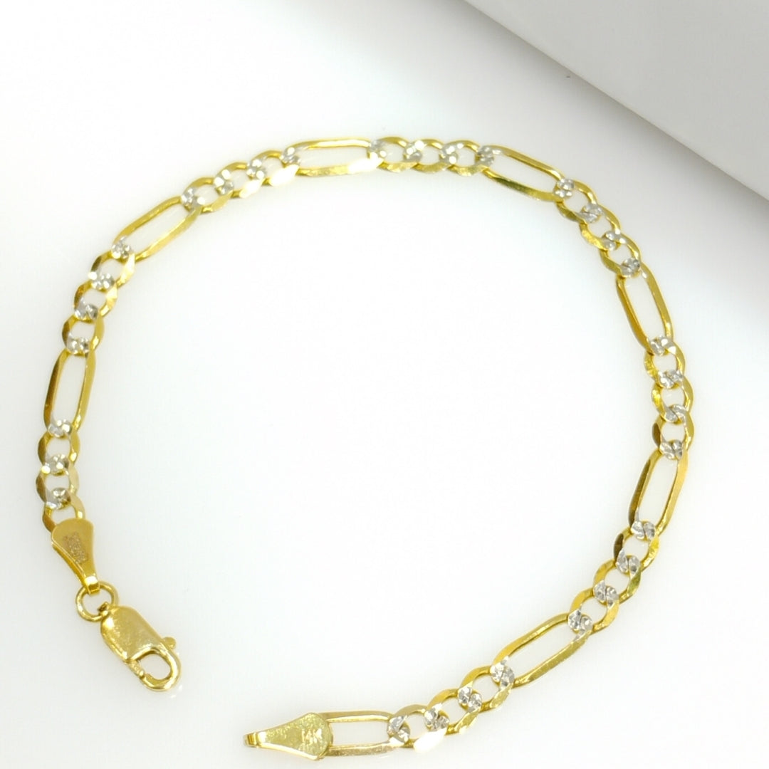 PULSERA 3X1 14K 18 CM 3.9 GR (NUEVO)