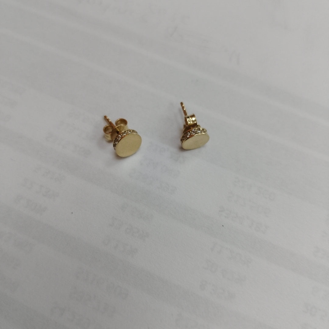 BROQUELES PAR ORO 14 K 1.5 GRMS (SEMINUEVO)