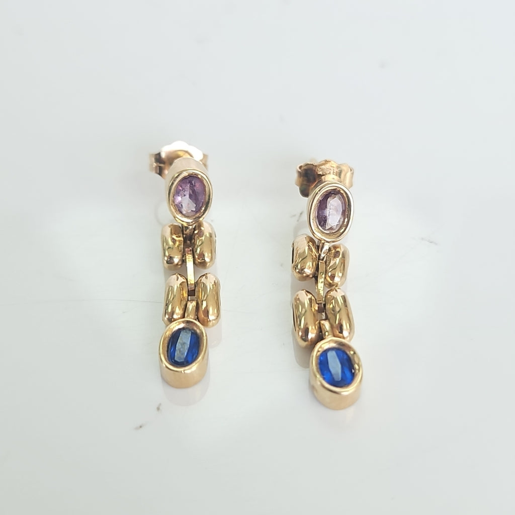 ARETES PAR ORO 14 K 3,50 GRMS (SEMINUEVO)