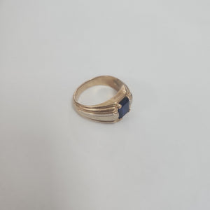 ANILLO ORO, RODIADO 10 K 10.1 GRMS (SEMINUEVO)