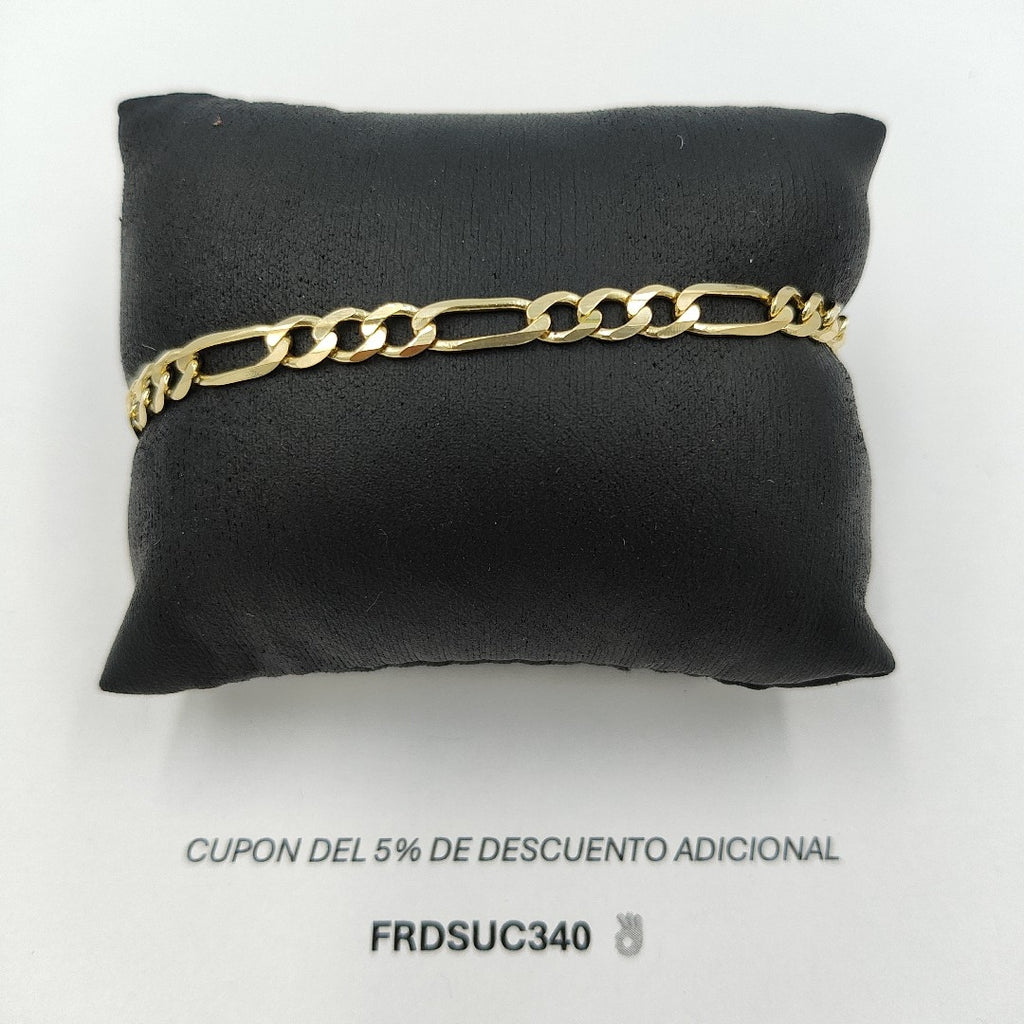 PULSERA 3X1 14K 21 CM 6.6 GR (NUEVO)