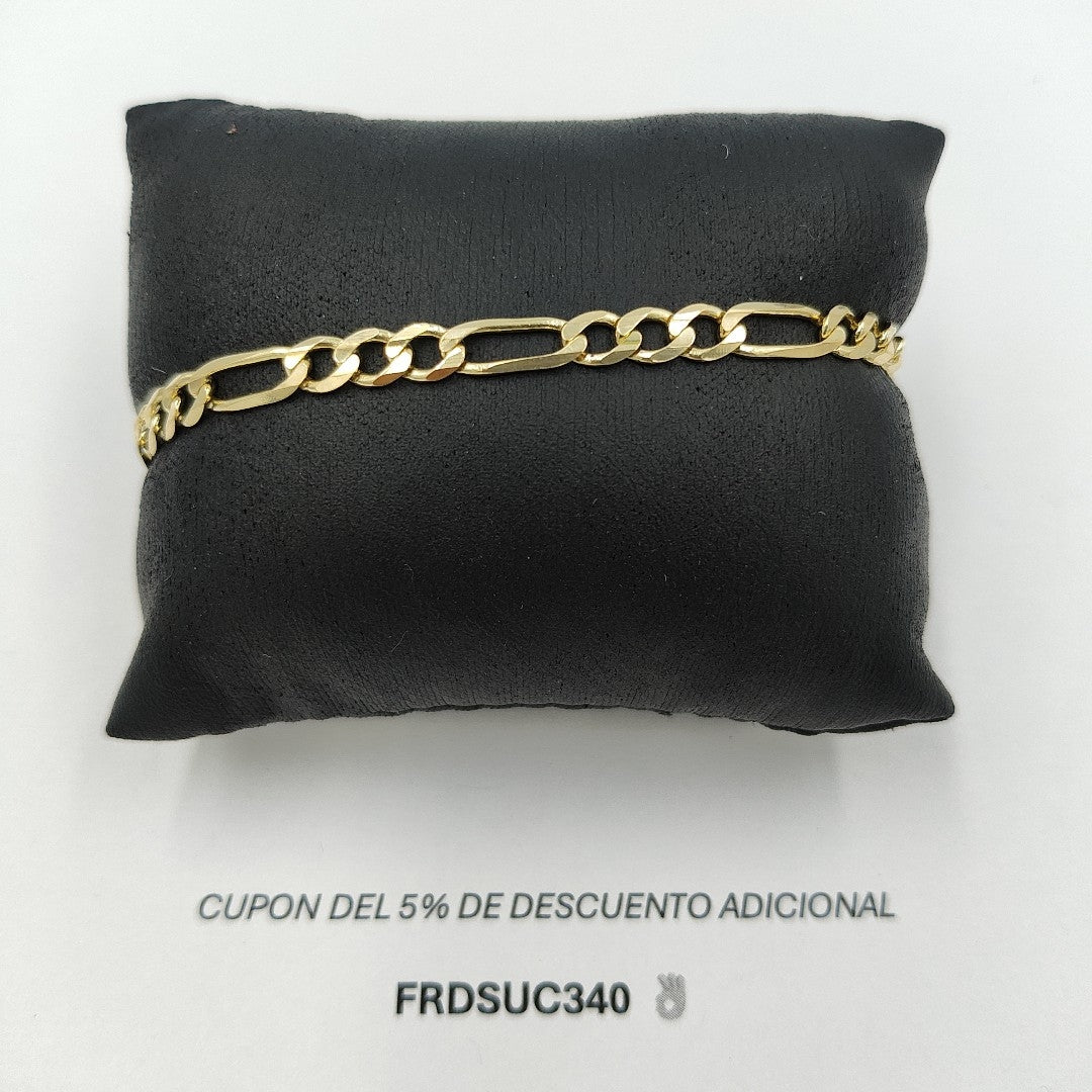 PULSERA 3X1 14K 21 CM 6.6 GR (NUEVO)