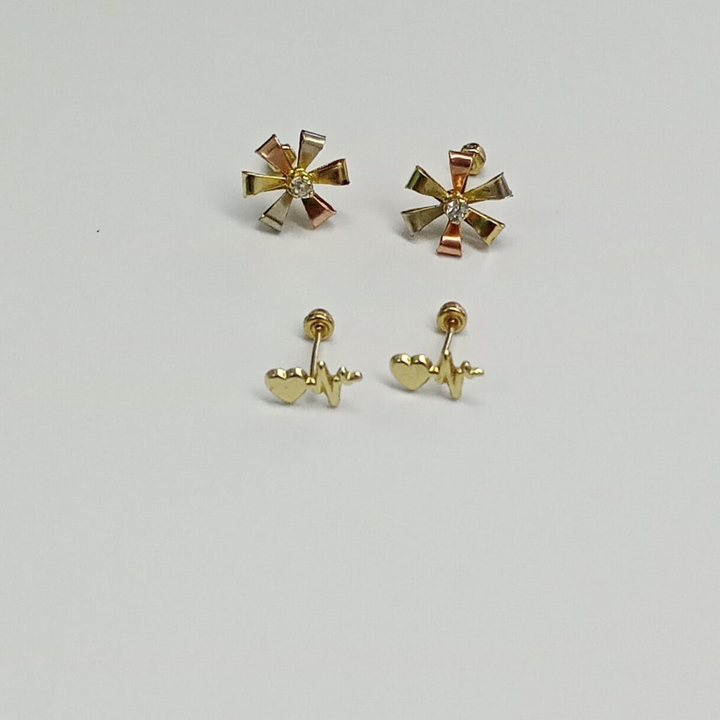 BROQUELES PAR ORO 10 K 0.6 GRMS (SEMINUEVO)