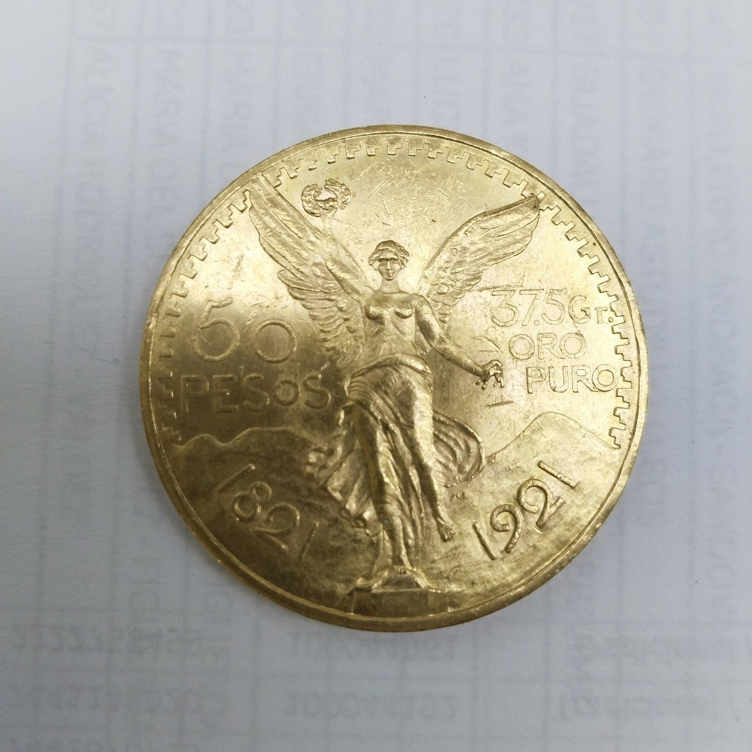 K1 41.6 GRMS 21 K IDENTIFICACIÓN MONEDA NOMINATIVA MONEDAS PESOS 50 PESOS (SEMINUEVO)