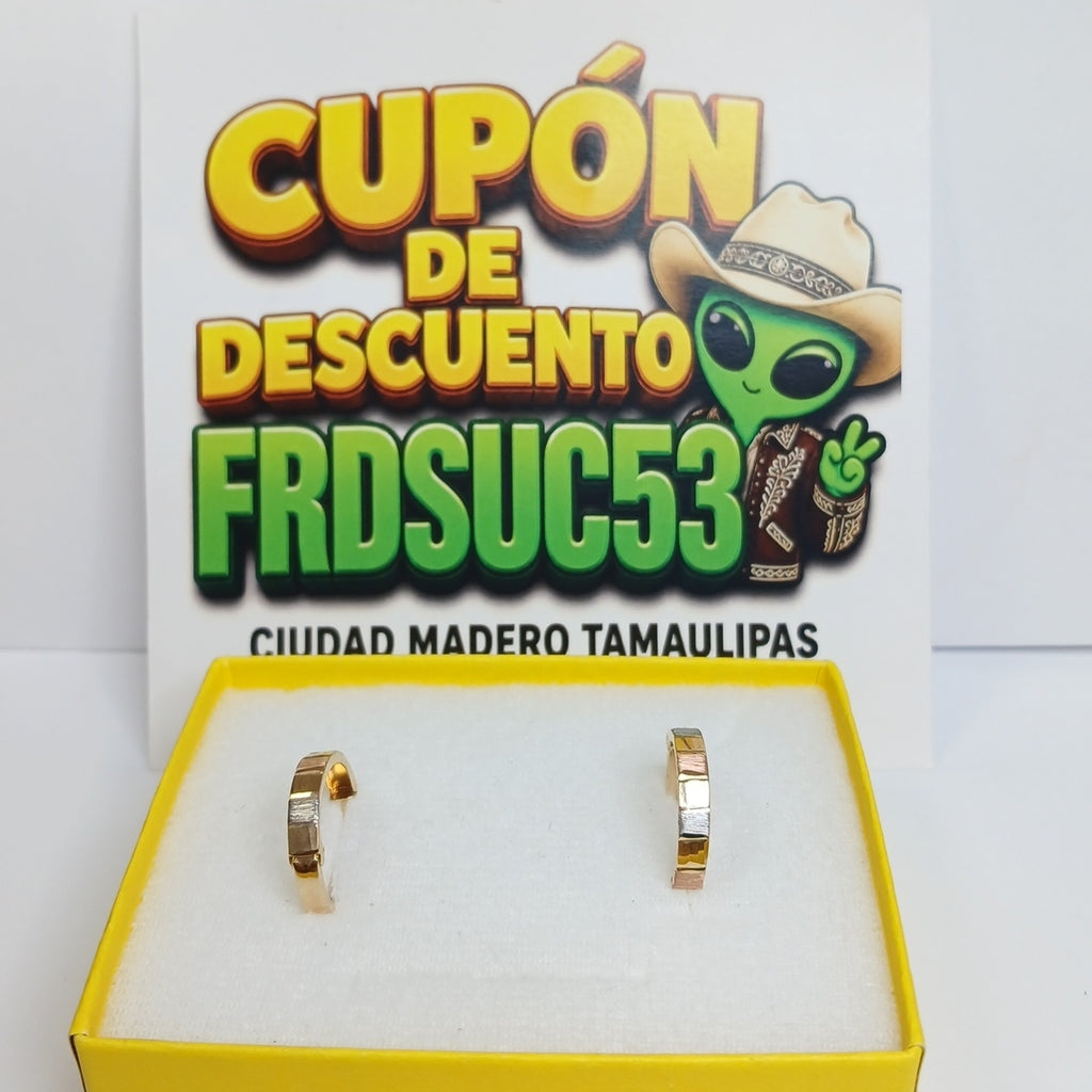 HUGGIES ORO 14K 1.7 (NUEVO)