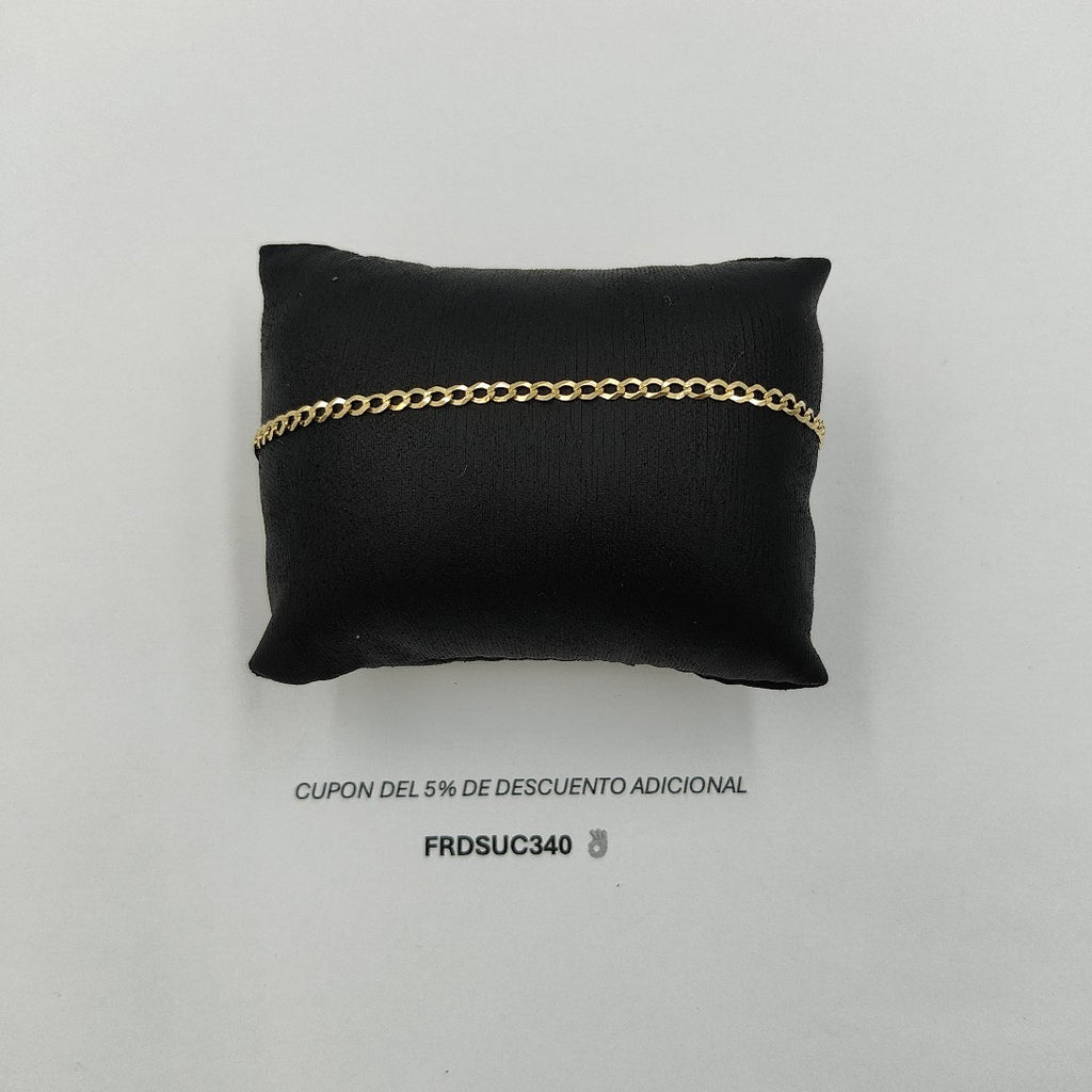 PULSERA BARBADA 14K 18 CM 1.9 GR (NUEVO)