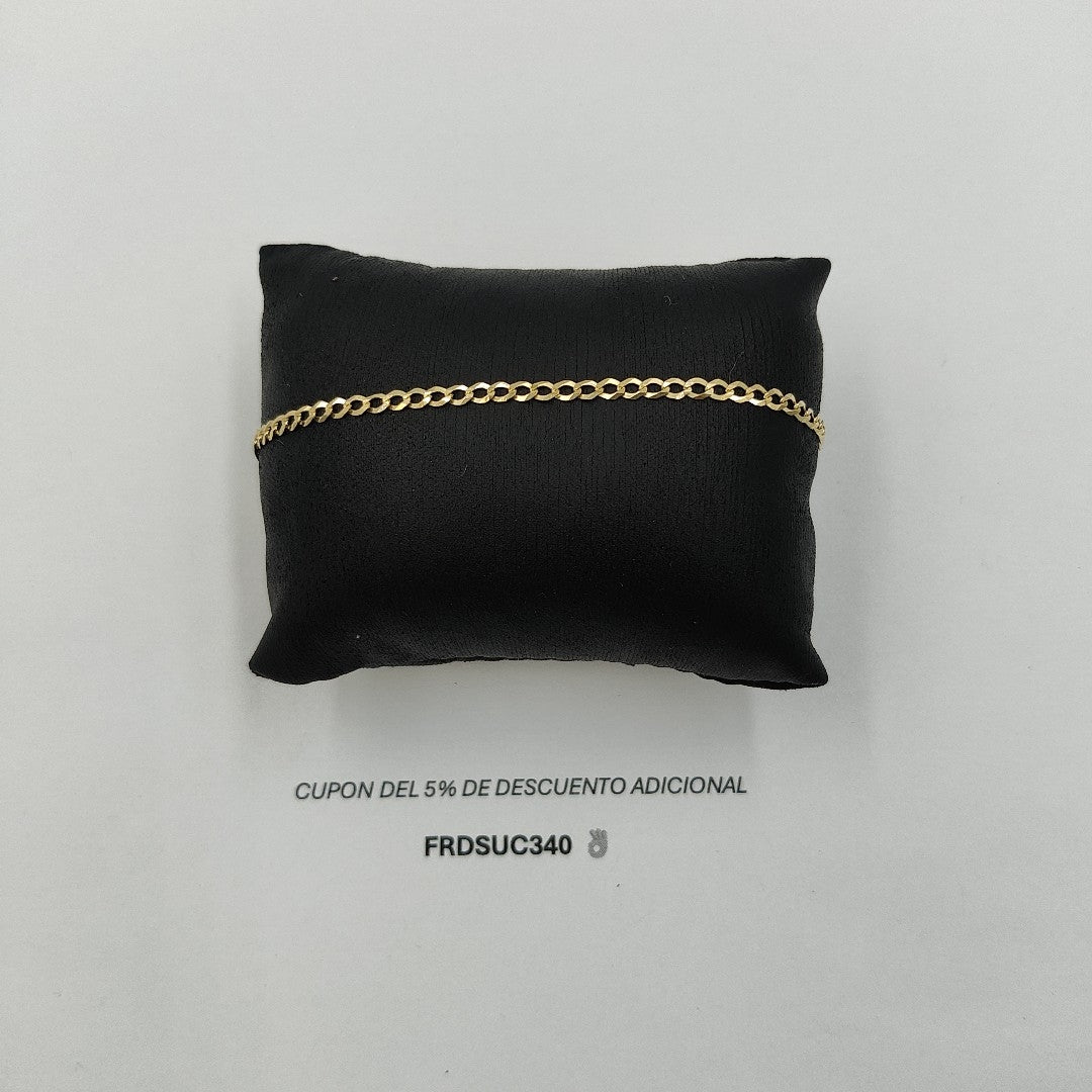 PULSERA BARBADA 14K 18 CM 1.9 GR (NUEVO)