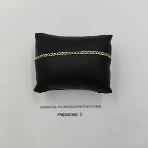 PULSERA BARBADA 14K 18 CM 1.9 GR (NUEVO)