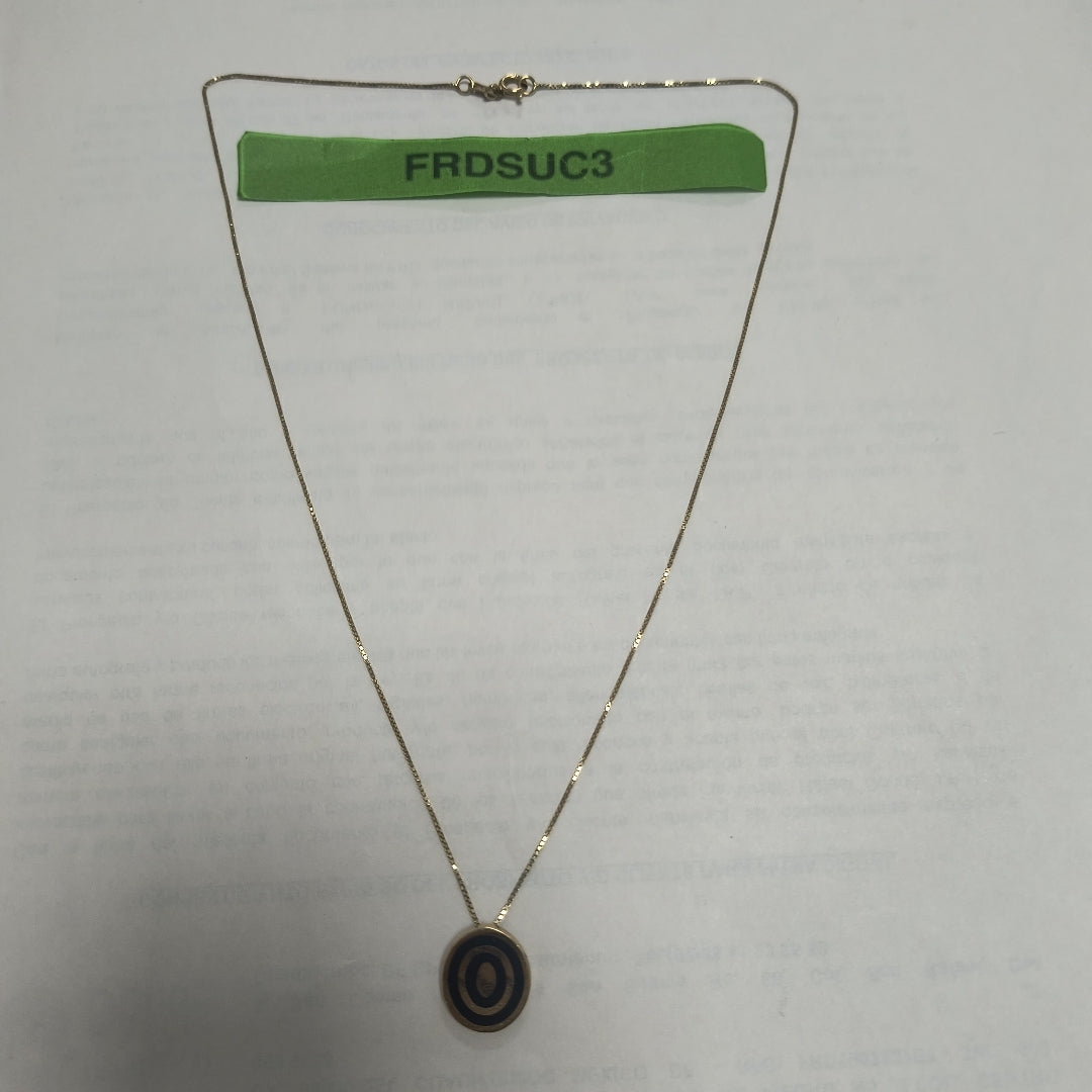 CADENA,DIJE ORO 14 K 3,50 GRMS (SEMINUEVO)