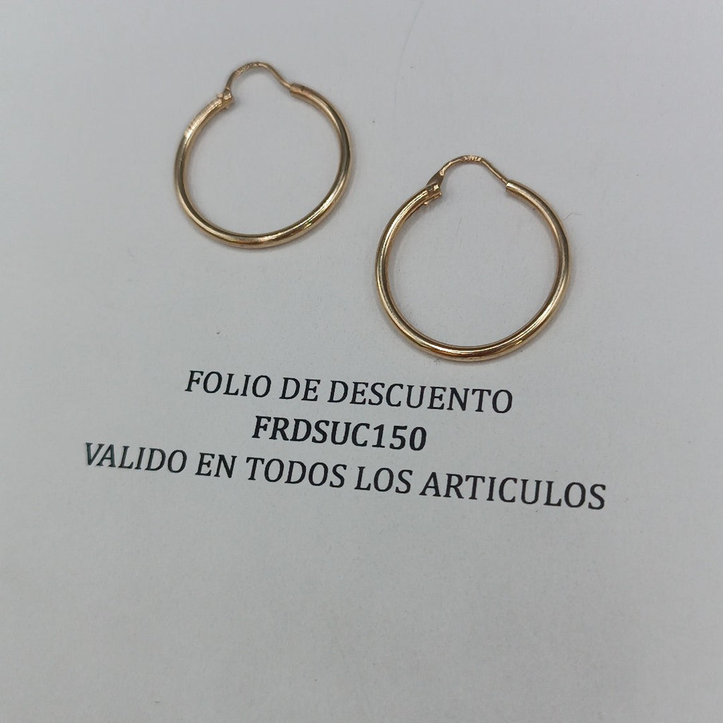ARRACADAS PAR ORO 10 K 1.9 GRMS (SEMINUEVO)