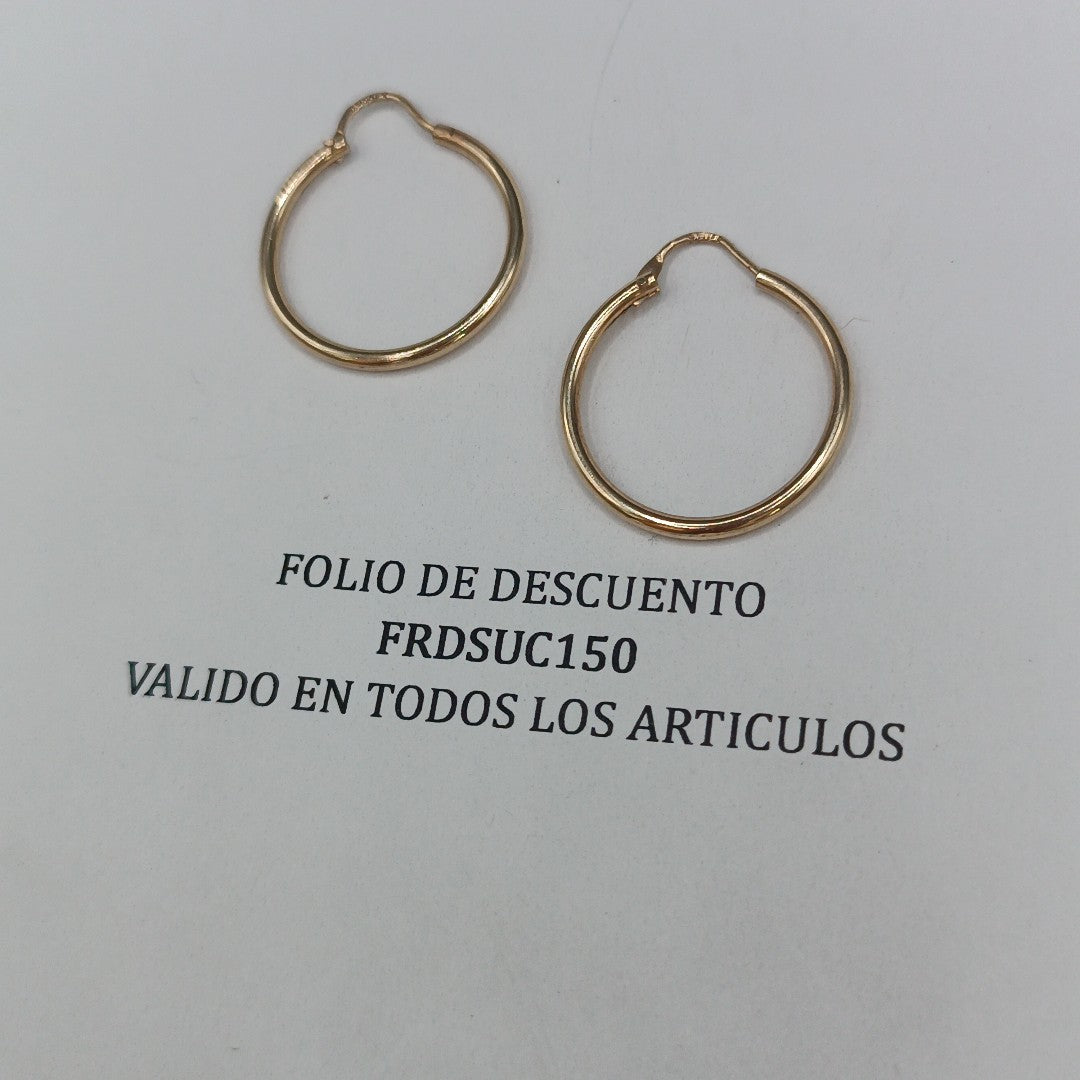 ARRACADAS PAR ORO 10 K 1.9 GRMS (SEMINUEVO)