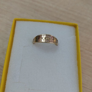 ANILLITO ORO COMBINADO 14 K 2,50 GRMS (SEMINUEVO)