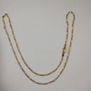 CADENA 3X1 DIAMANTADA 14K 55 CM 5 GR (NUEVO)