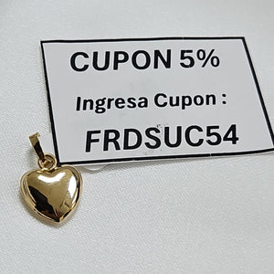 DIJE CORAZON 10K 0.7 GR (NUEVO)