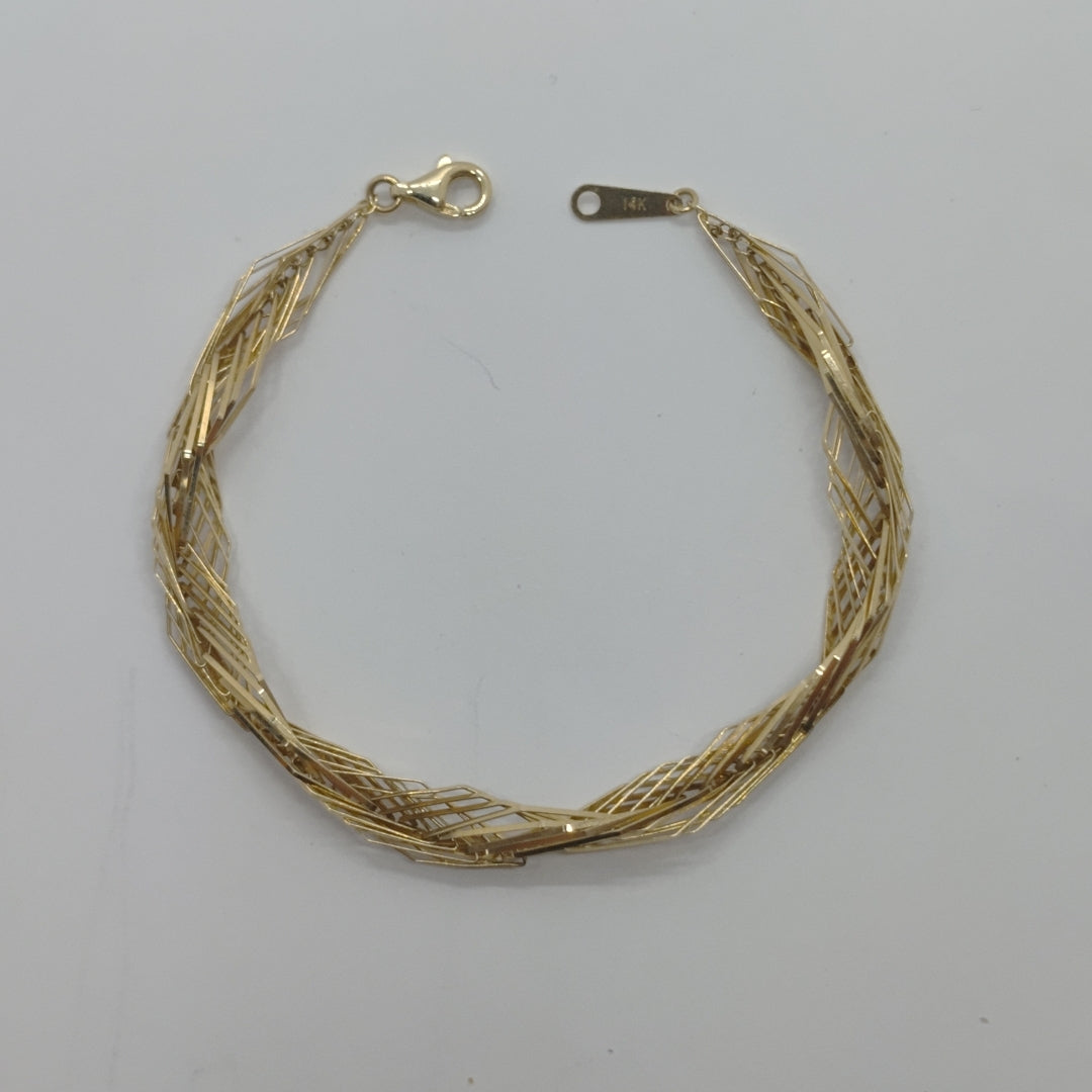 PULSERA ORO 14 K 4.9 GRMS (SEMINUEVO)