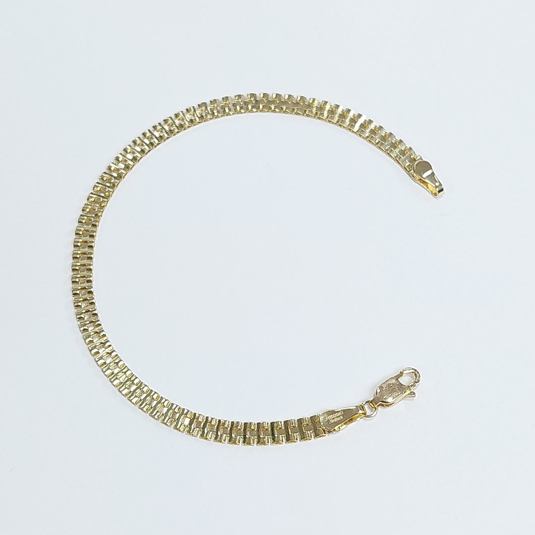 PULSERA ESPECIAL 14K 18 CM 4.1 GR (NUEVO)
